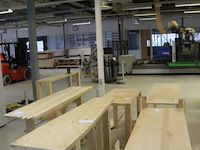 Partij houten werktafels - 5 stuks - afbeelding 1 van  8