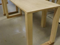 Partij houten werktafels - 5 stuks - afbeelding 3 van  8