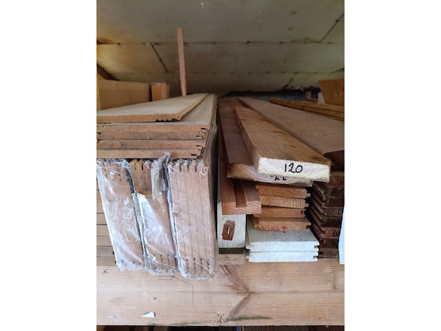Partij houtmaterialen - afbeelding 3 van  5
