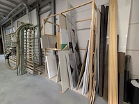 Partij houtplaatmateriaal, planken en latten - afbeelding 7 van  10