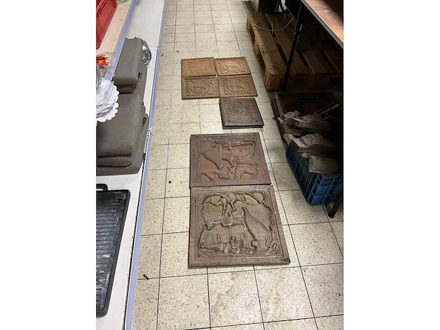 Partij houtsnijwerken panelen - afbeelding 2 van  8