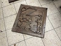 Partij houtsnijwerken panelen - afbeelding 3 van  8