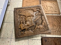 Partij houtsnijwerken panelen - afbeelding 5 van  8