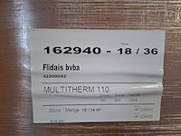 Partij houtvezel isolatie, op 6x pallet schneider, o.a. multitherm 110 - afbeelding 11 van  12