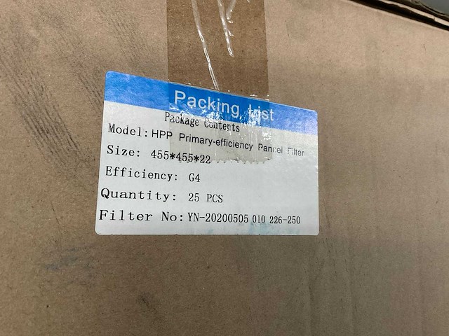 Partij hpp paneelfilters - afbeelding 3 van  3
