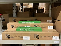 Partij hr bloemendraad groen 0,60mm no.1 swg23 400mm 2kg per verpakking (87x) - afbeelding 1 van  4