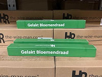 Partij hr bloemendraad groen 0,60mm no.1 swg23 400mm 2kg per verpakking (87x) - afbeelding 2 van  4