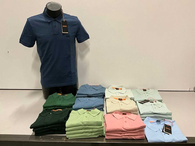 Partij hugo boss heren polo’s diverse kleuren en maten (37x) - afbeelding 1 van  19