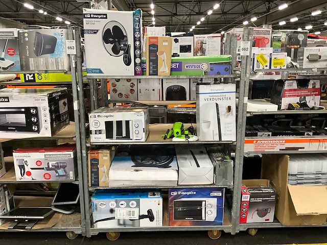 Partij huishoudelijke apparaten retourgoederen - afbeelding 1 van  9