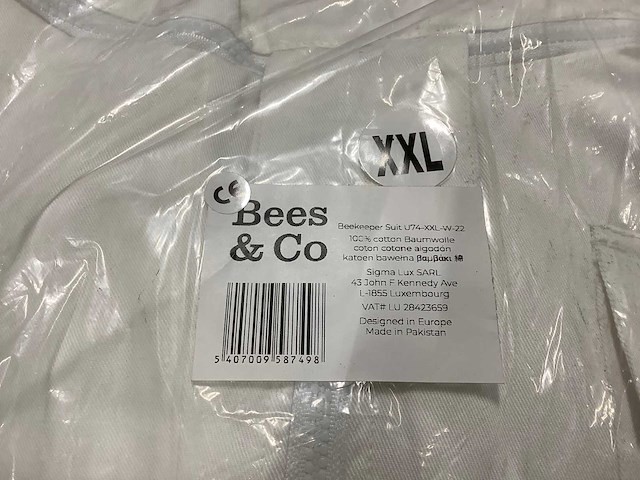 Partij humble bee imkerpak/jas - diverse maten (117x) - afbeelding 4 van  9
