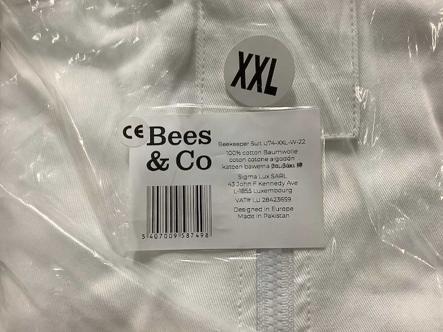 Partij humble bee imkerpak/jas - diverse maten (117x) - afbeelding 5 van  9