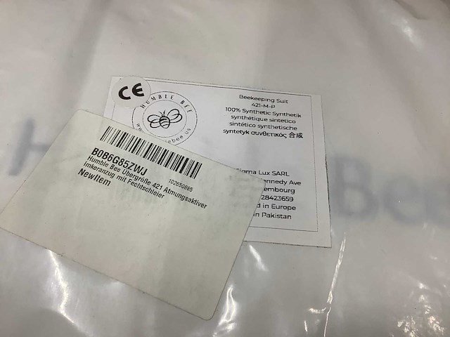 Partij humble bee imkerpak/jas - diverse maten (117x) - afbeelding 4 van  9