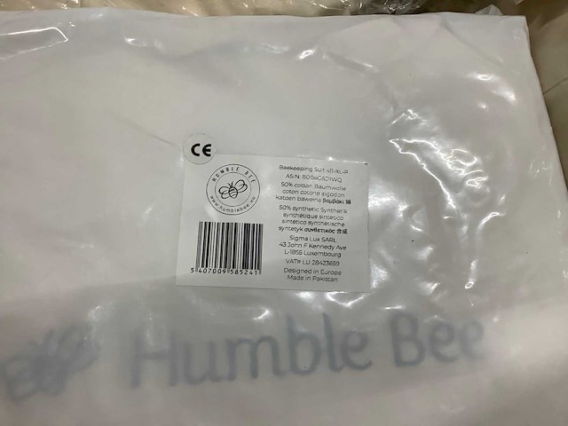 Partij humble bee imkerpak/jas - diverse maten (70x) - afbeelding 4 van  10