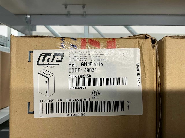 Partij ide diverse pl st wand kasten (18x) - afbeelding 5 van  10