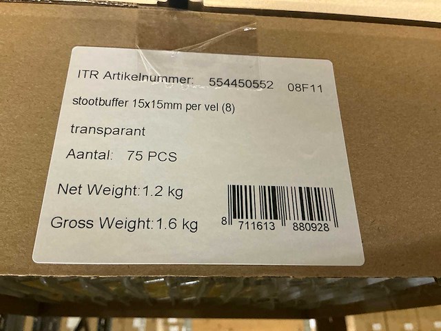 Partij ifix 13x13mm stootbuffers - afbeelding 4 van  4