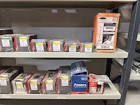 Partij ijzerwaren w.o. schroeven, spijkers, pluggen w.o. dyna plus, hjz, fischer - afbeelding 7 van  14