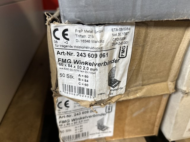 Partij ijzerwaren w.o. winkelverbinders - afbeelding 3 van  5
