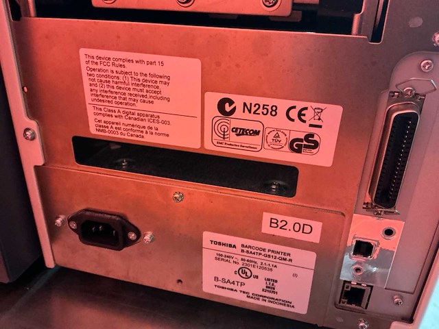 Partij industriële labelprinters – datamax, citizen, toshiba & novexx (6 stuks) - afbeelding 13 van  30