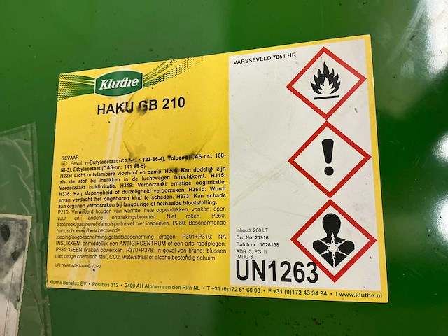 Partij industriele verf en toebehoren - afbeelding 4 van  4