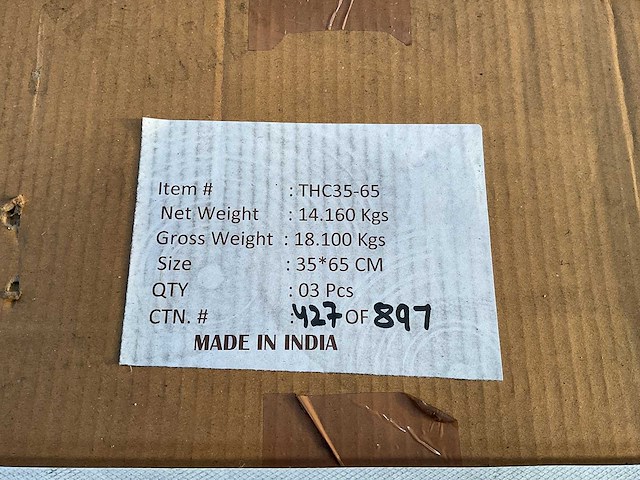 Partij industriële wandplank shelfie a - 65cm x 35cm (78x) - afbeelding 3 van  4