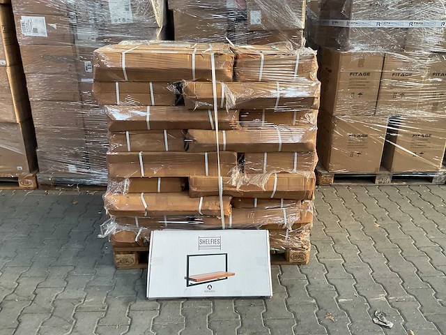 Partij industriële wandplank shelfie a - 65cm x 35cm (81x) - afbeelding 4 van  4