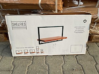 Partij industriële wandplank shelfie a - 65cm x 35cm (81x) - afbeelding 3 van  4