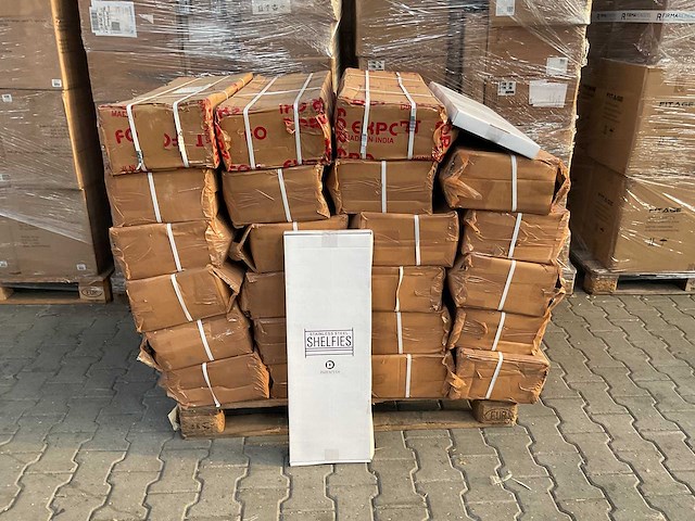 Partij industriële wandplank shelfie d - 25cm x 75cm (96x) - afbeelding 2 van  4