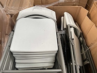 Partij inklap stoelen (25x) - afbeelding 1 van  2