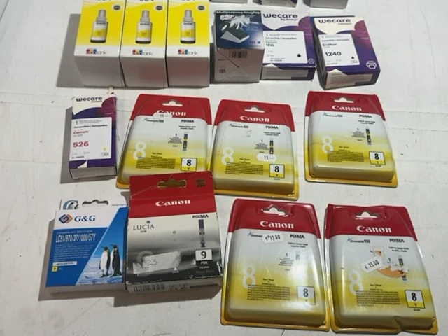 Partij inktcartridges en inktflessen epson, canon en wecare - afbeelding 3 van  3