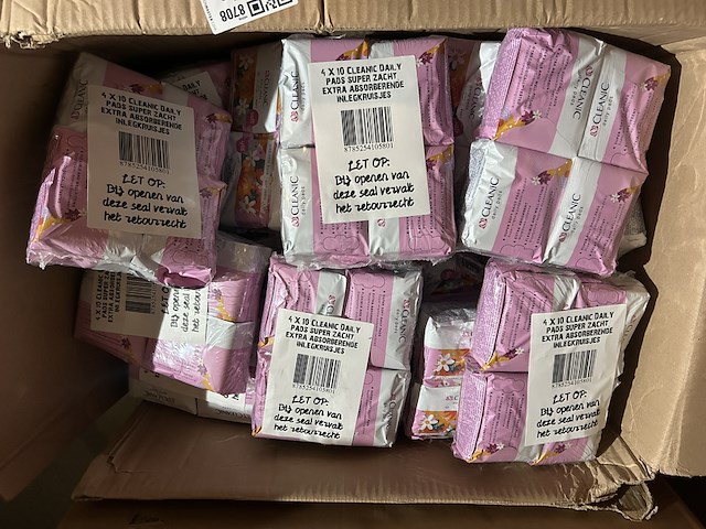 Partij inlegkruisjes cleanic - afbeelding 1 van  2