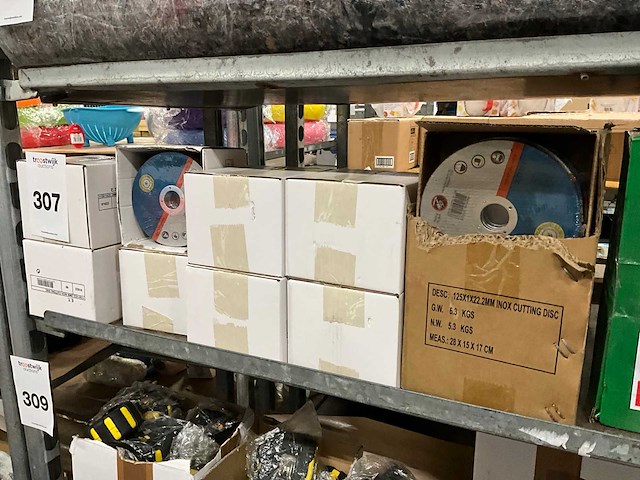 Partij inox slijpschijven - afbeelding 1 van  5