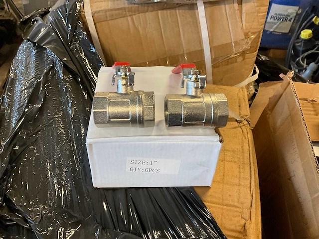 Partij installatiekranen, 1” - afbeelding 2 van  3