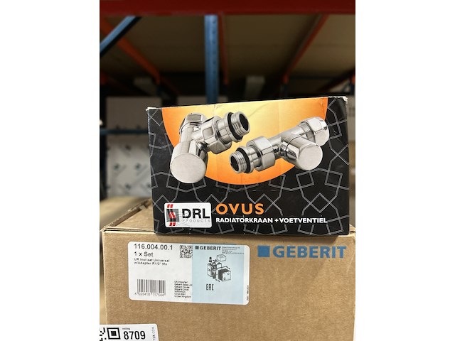 Partij installatiemateriaal en elektra w.o. led kaarslamp w.o. philips, geberit, easy drain - afbeelding 2 van  7