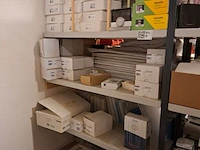Partij installatiemateriaal in 1mtr stelling o.a. vaillant, remeha