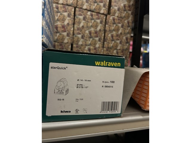 Partij installatiemateriaal w.o. ijzerwaren w.o. abranyl, walraven - afbeelding 3 van  7