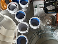 Partij installatiemateriaal w.o. inbouwdozen, lasklemmen, w.o. conex, walraven - afbeelding 3 van  7