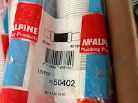 Partij installatiemateriaal w.o. messing koppelingen en fittingen - afbeelding 8 van  9