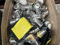 Partij installatiemateriaal w.o. persfittingen - afbeelding 2 van  6
