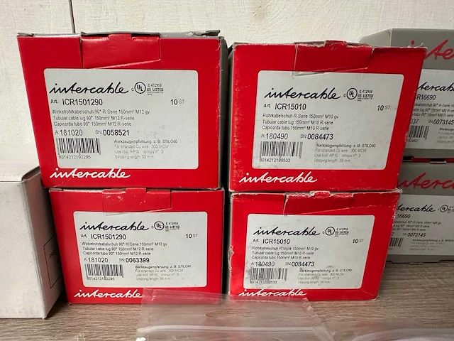 Partij intercable kabelschoenen en aderhulzen, ca 35 verpakkingen - afbeelding 4 van  7