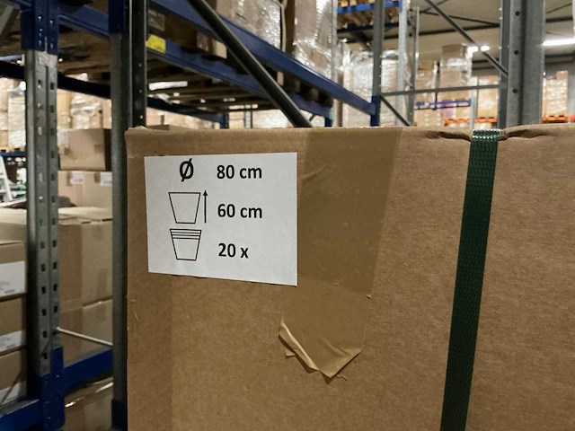 Partij inzethoezen ø80xh60cm (40x) - afbeelding 2 van  2