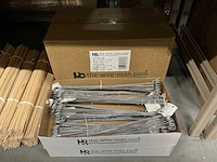 Partij iron price tags 40cm 25mm (1500x) - afbeelding 2 van  5