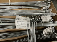 Partij iron price tags 40cm 25mm (1500x) - afbeelding 4 van  5
