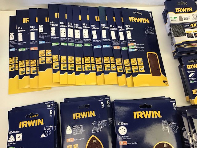 Partij irwin diverse schuurpapier 128 verpakkingen | nieuw - afbeelding 3 van  7