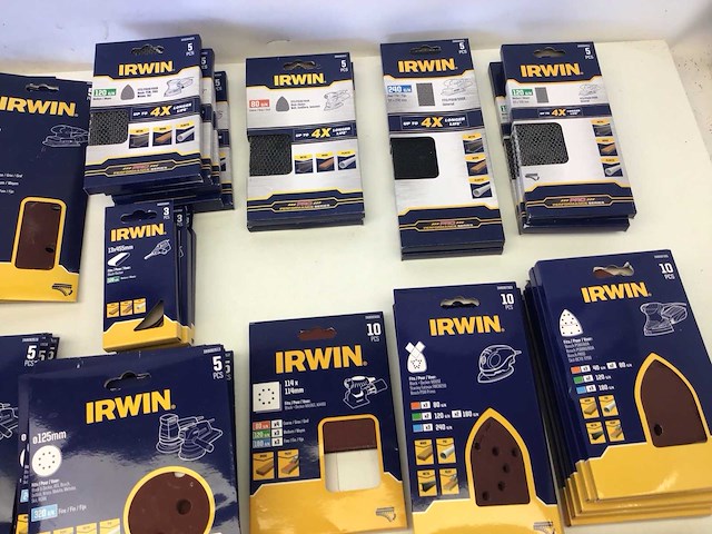 Partij irwin diverse schuurpapier 128 verpakkingen | nieuw - afbeelding 4 van  7