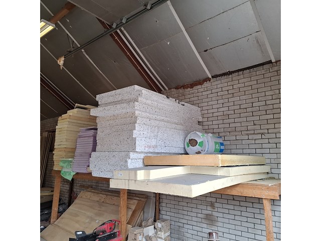 Partij isolatiemateriaal, diverse soorten - afbeelding 1 van  15