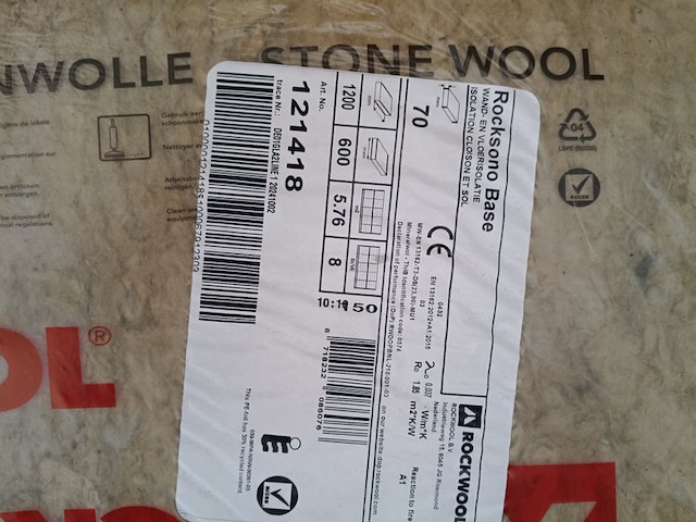 Partij isolatieplaat, rockwool - afbeelding 3 van  5
