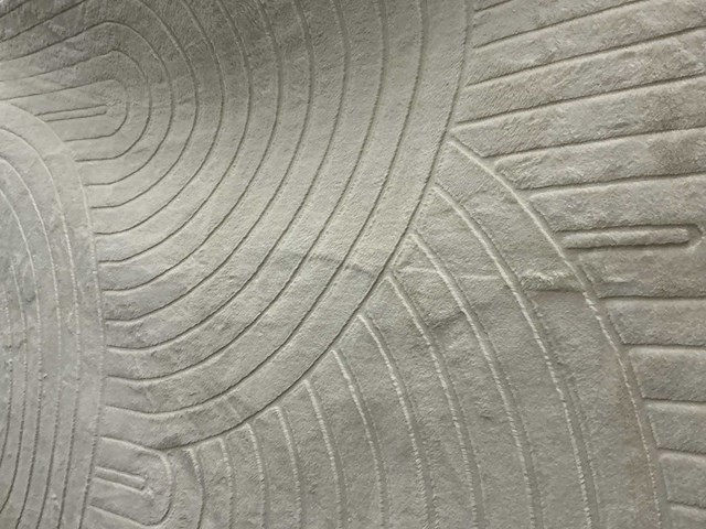 Partij japandi fluffy boogjes ivory 160x230cm vloerkleden (10x) - afbeelding 2 van  5