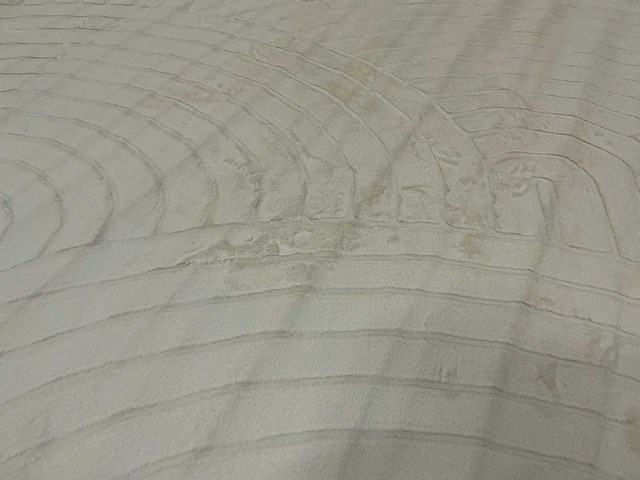 Partij japandi fluffy boogjes ivory 200x200cm round vloerkleden (12x) - afbeelding 3 van  3
