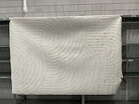 Partij japandi fluffy boogjes ivory 200x290cm vloerkleden (4x) - afbeelding 1 van  5