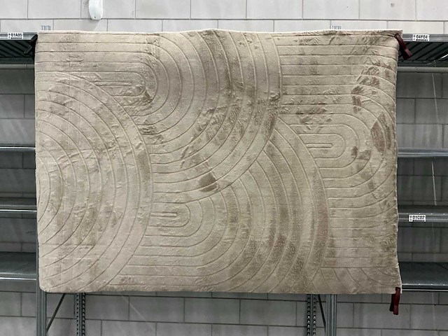 Partij japandi fluffy boogjes zand 160x230cm vloerkleden (14x) - afbeelding 1 van  5